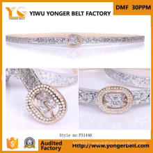 OEM High Quality Wholesale Western Rhinestone Leather Belts